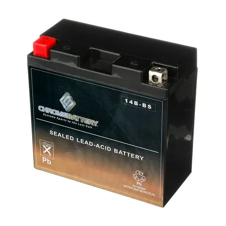 Yt14B-Bs High Performance - Maintenance Free - Sealed Agm Motorcycle Battery Replaces Everstart Es14Bbs