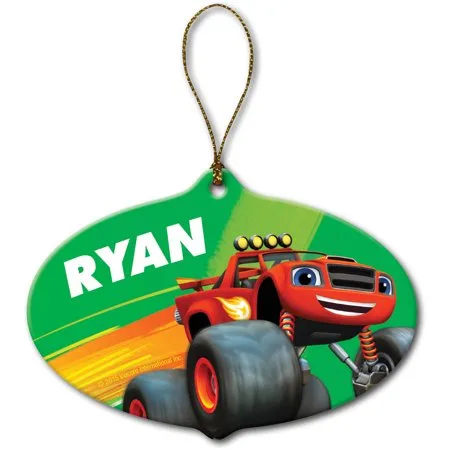 Personalized Blaze and the Monster Machines Christmas Hero Ornament