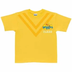 Personalized The Wiggles Uniform Toddler T-Shirt, Yellow