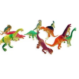 Dazzling Toys Large Assorted Dinosaurs 4"-5" Larger Size Dinosaur Figures - Pack of 12