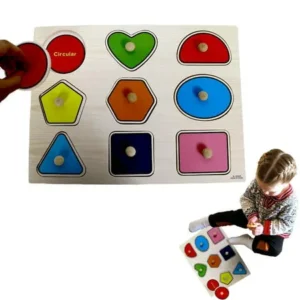 Dazzling Toys Kids Favorite Wooden Large Shapes Puzzle