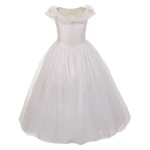 Little Girls White Cinderella Butterfly Special Occasion Party Dress 2