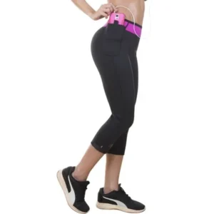 Neo Sweat Sports Sauna Neoprene Exercise Capri Pants Body Shaper Slimming for Gym Yoga Aerobics Run Workout 308 Small