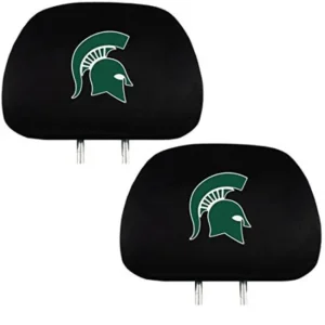 Official National Collegiate Athletic Association Fan Shop Authentic NCAA Headrest Cover (Michigan State Spartans)