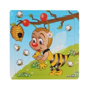 Bee Wooden Kids Children Jigsaw Education And Learning Puzzles Toys