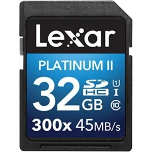 lexar platinum ii 300x sdhc 32gb uhs-i/u1 (up to 45mb/s read) flash memory card - lsd32gbbnl300