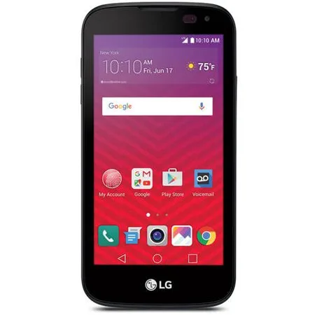 Virgin Mobile LG K3 8GB Prepaid Smartphone, Black