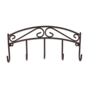 Home Basics Scroll Collection Bronze Key Rack 8.5" x 4" x 1.4"