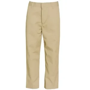 Authentic Galaxy Boys Khaki Button Detail School Uniform Pants