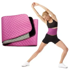 Womens BodyFit Quilted Slimmer Exercise Belt By Sports Authority Waist Trimmer Weight Loss