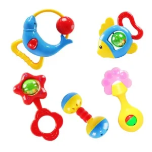 Animal Handbells Developmental Toy Bells Kids Baby Rattle Lovely