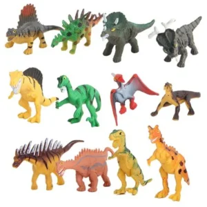 12 Pc Educational Simulated Dinosaur Model Kids Children Toy Dinosaur Gift