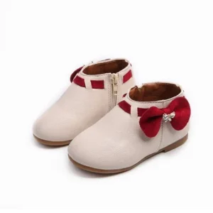 BinmerÂ® Hot Sale Toddler Baby Girls Children Fashion Bowknot Sneaker Boots Zipper Casual Shoes