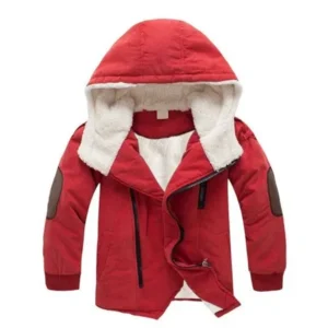 BinmerÂ® Hot Sale Children Jackets Boys Hooded With Fur Outerwear Warm Winter Jacket Clothing