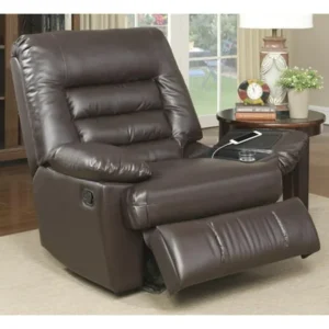 Serta Big & Tall Memory Foam Massage Recliner, Faux Leather, Multiple Color Options