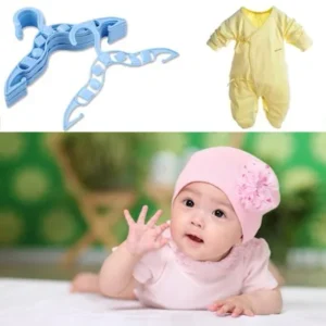 Hot Sale 40 x Kids Baby Plastic Coat Clothes Garment Trousers Hangers Blue Durable(Blue)