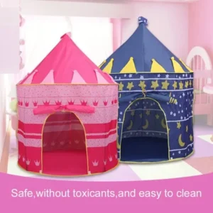 Folding Play House Tent Child Kids Portable Play Castle Toys Games Great Gift Pink