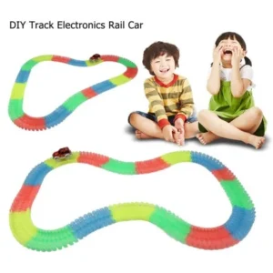 Creative DIY Fun Puzzle Toy Car Track Electronics Rail Car Toys for Children Boys More Than 3 Years Old Birthday Gifts