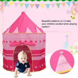 Folding Play House Tent Child Kids Portable Play Castle Toys Games Great Gift Indoor & Outdoor Use