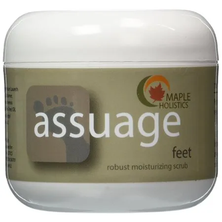 Maple Holistics Assuage Feet, Moisturizing Foot Scrub, Natural Skin Care Product, 4 Oz