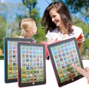 Tablet Pad Computer For Kid Children Learning English Educational Teach Toy Blue