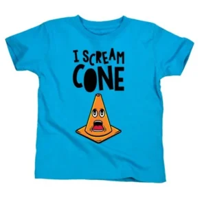 I Scream Cone Funny Kids Humor Cool Trendy Novelty Hip-Toddler T-Shirt