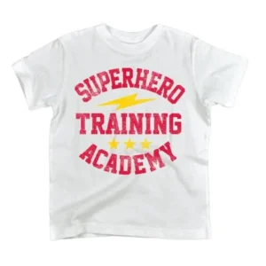 Superhero Training Academy Lightning Bolt Cool Kids Trendy Hip-Youth T-Shirt