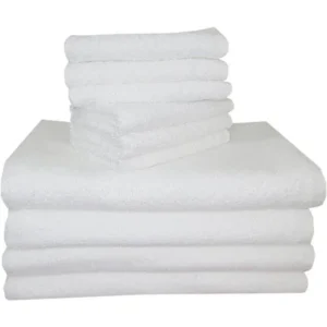 Mainstays 10pc Towel Set with 4 Bath Towels and 6 Wash Cloths