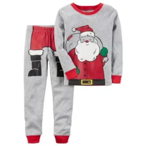 Kids Baby Boys Girls Christmas Santa Claus Tops Shirt Pants Outfits Set Clothes