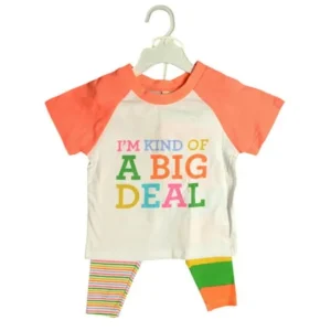 Baby-Girls 18 Months "I'm Kind of a Big Deal" 2-Piece Outfit