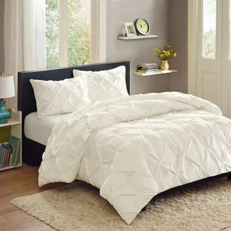 Better Homes and Gardens Pintucked 3-Piece Comforter Set