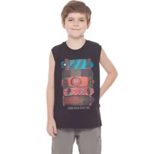 Boys Tank Top Graphic Muscle Shirt Kids Clothing Summer 2-10 Years Pulla Bulla