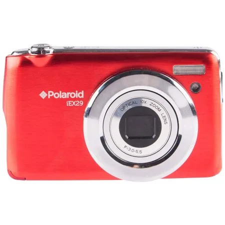 Polaroid 18.0 Megapixel Digital Camera - 10x Optical/4x Digital - 2.7-inch TFT LCD Display - Red