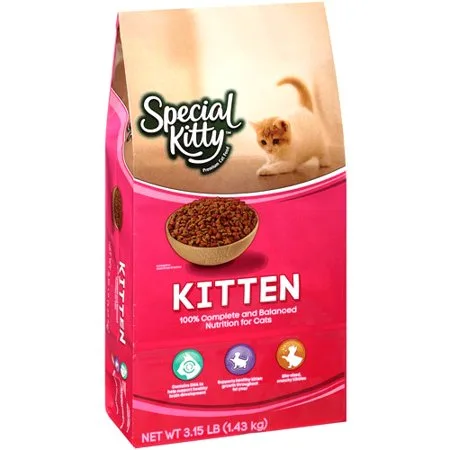 Special Kitty Kitten Formula Dry Cat Food, 3.5 Lb