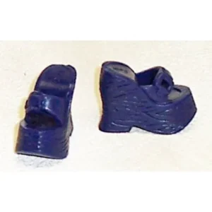 Blue Clog Shoes fits Barbie Doll