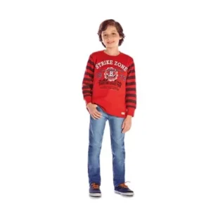 Boys Sweatshirt Long Sleeve Shirt Kids Graphic Tee Winter Pulla Bulla 2-10 Years