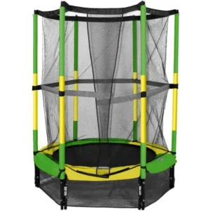 Bounce Pro 55-Inch My First Trampoline, with Safety Enclosure, Green