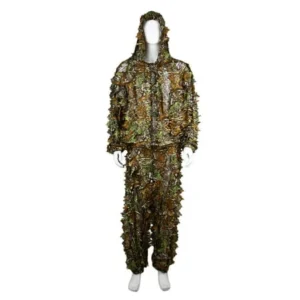 Pratical Camo Camouflage Clothing Leafy Woodland Hunting Camo Jungle Suit Set