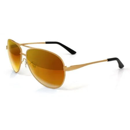 MAXX Aviator 1 Gold Frame HD Athletic Sunglasses All Sport, 2 Lens. MXAVIATOR1