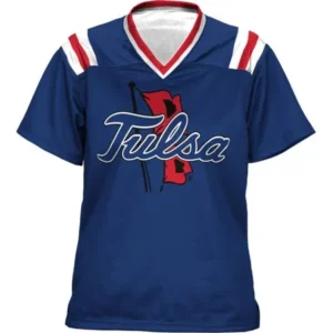 ProSphere Girls' University of Tulsa Goal Line Football Fan Jersey