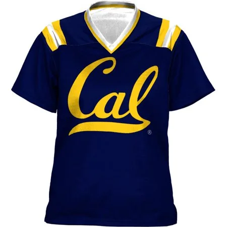 ProSphere Girls' UC Berkeley Cal Goal Line Football Fan Jersey (Apparel)
