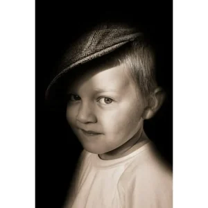 LAMINATED POSTER Child People Young Decoration Hat Fashion Boy Poster Print 24 x 36