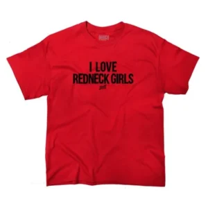 Funny Redneck Life Clothing I Love Redneck Girls Youth T-Shirt by Brisco Brands