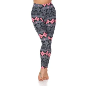 Women's Argyle Print Leggings