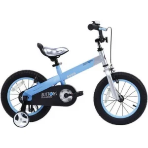 RoyalBaby Buttons Matte Blue 12 inch Kid's Bicycle