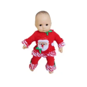 My Brittany's Santa Pjs for American Girl Dolls Bitty Baby and Bitty Twins Dolls- 15 Inch Doll Clothes- Doll is not included