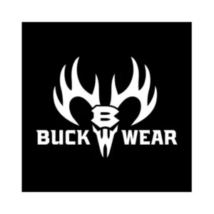 Buck Wear White 6" Window Decal