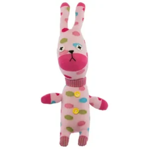 Sockabout Emiko Bunny Rabbit Sock Monkey Plush Kids Toy Childrens Stuffed Animal