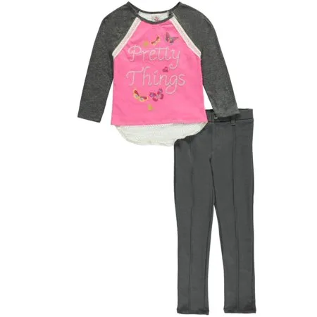 Real Love Big Girls' "Pretty Things" 2-Piece Outfit (Sizes 7 - 16)