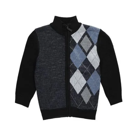 American Legend Outfitters Little Boys' "Argyle Access" Zip-Up Sweater (Sizes 4 - 7)